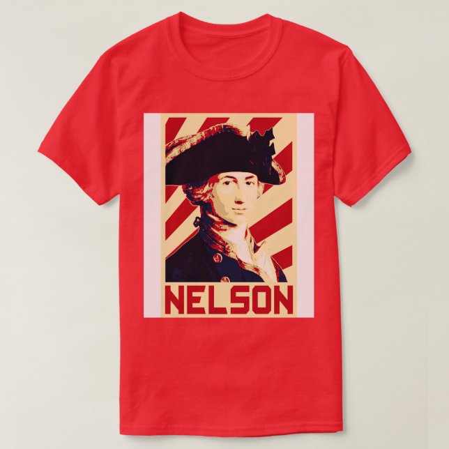 Horatio Nelson Retro T-Shirt (Design Front)