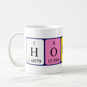Horatio periodic table name mug