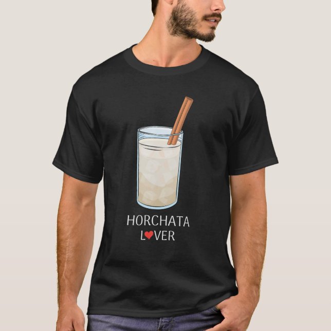 Horchata Shirt for Mexican and Spanish Milk Bevara (Front)