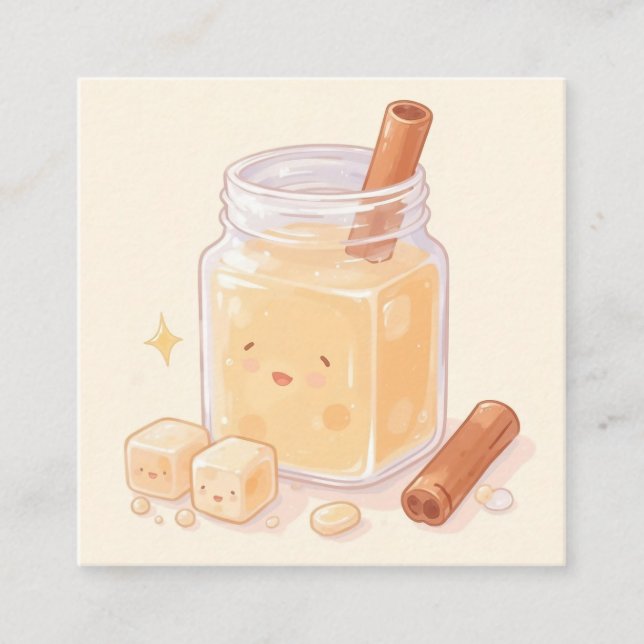 Horchata Square Business Card (Front)
