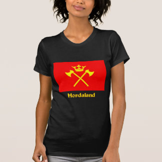 Hordaland flag with name T-Shirt