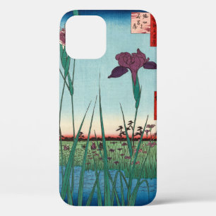 Horikiri Iris Garden, 1857 by Utagawa Hiroshige iPhone 12 Case