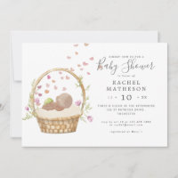 horisontal easter watercolor baby shower