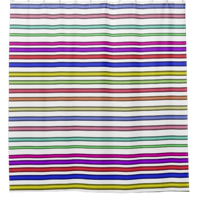 Horizon Colours Shower Curtain (Front)