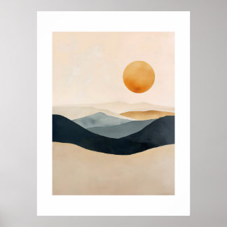 Horizon Held in Quiet Light Poster