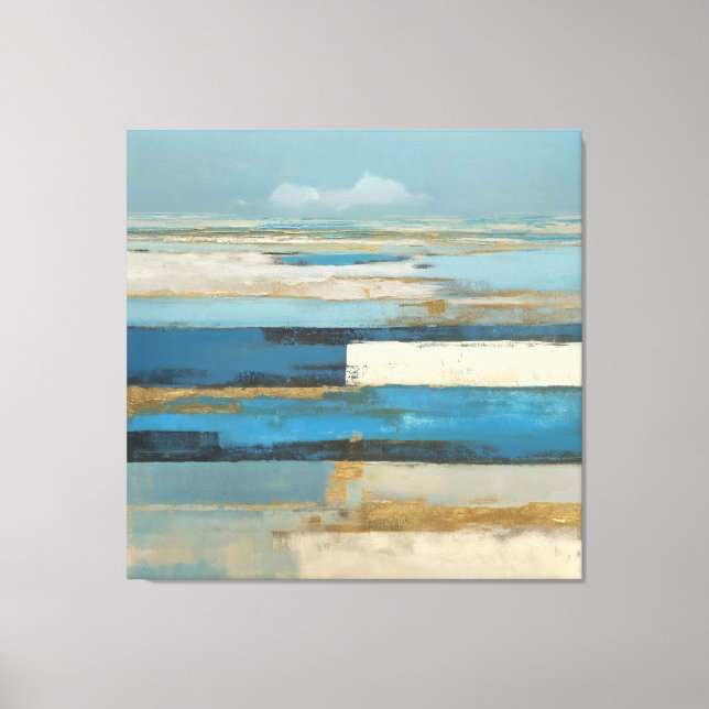 Horizon in Quiet Layers Canvas Print (Front)