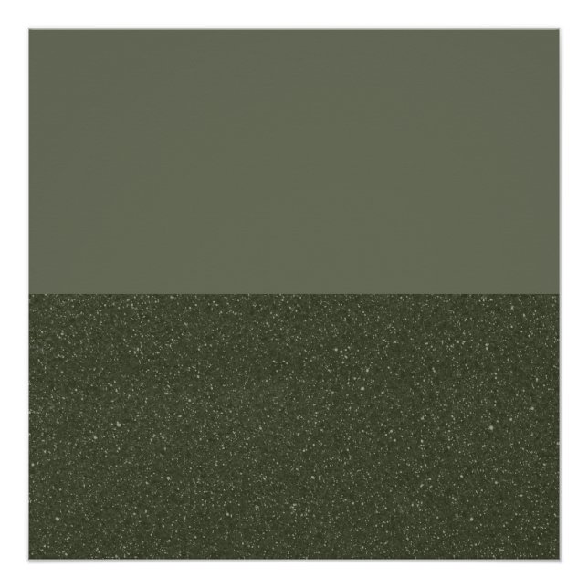 Horizon Noise Moss-Green Poster – Customisable (Front)