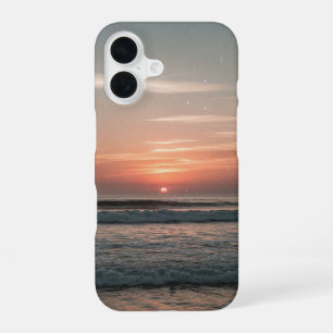 Horizon Océanique Vintage au Crépuscule iPhone 16 Case