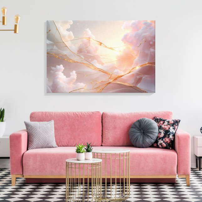 Horizon of Dawn Fragment Canvas Print (Insitu(LivingRoom))