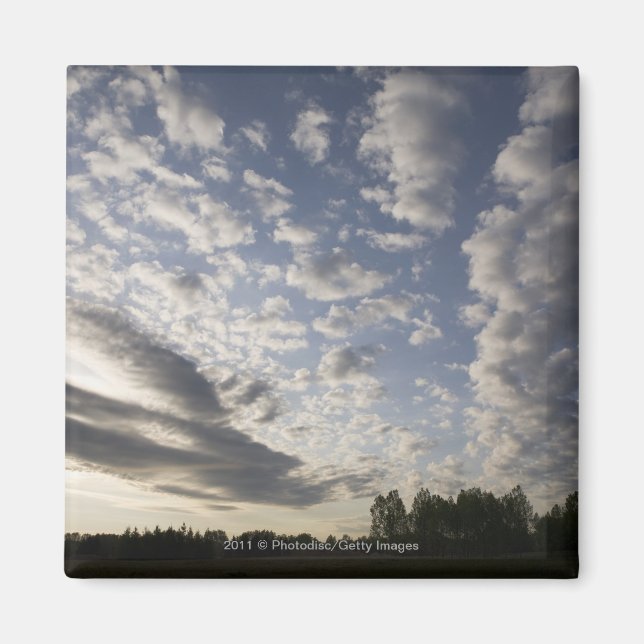 Horizon Sky View with Clouds Magnet (Front)