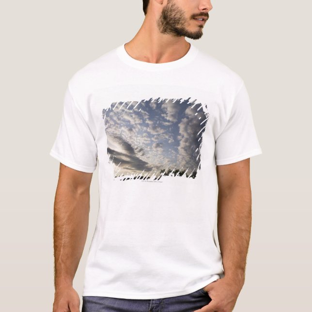 Horizon Sky View with Clouds T-Shirt (Front)