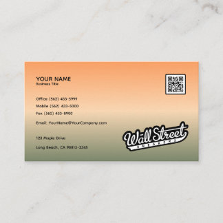 Horizon Sunset - Business Card Design
