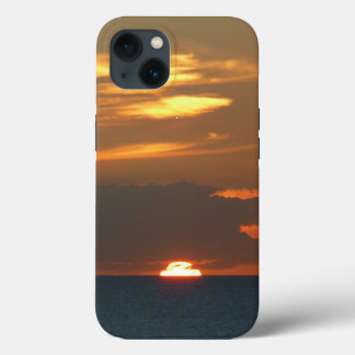 Horizon Sunset Colourful Seascape Photography iPhone 13 Case