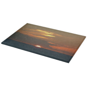 Horizon Sunset Colourful Seascape Photography Cutting Board