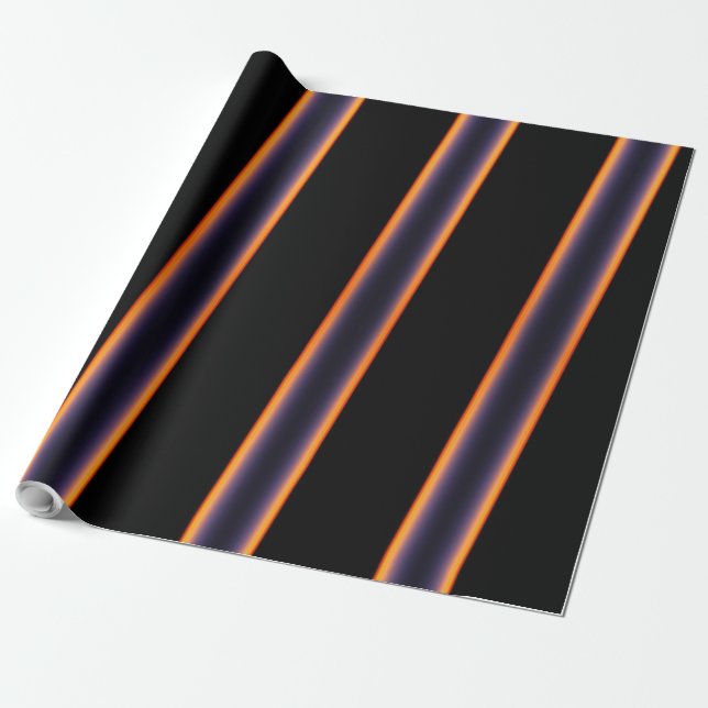 Horizon Sunset, the Pattern Wrapping Paper (Unrolled)