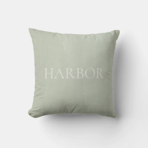 Horizon Watercolor Sage Cushion