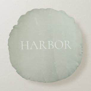 Horizon Watercolor Sage Round Cushion