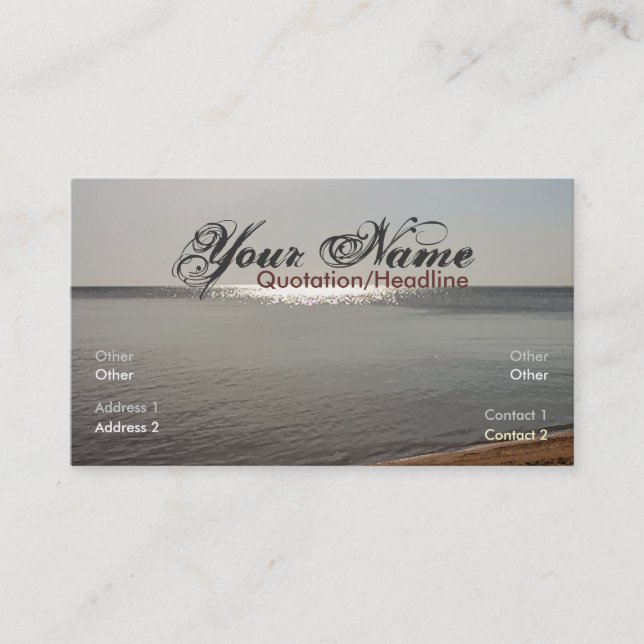 Horizon Waves Business Card (Front)