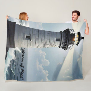 "Horizon's Peaceful" Fleece Blanket