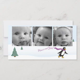 Horizontal 3-photo card