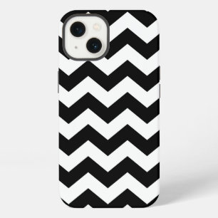 Horizontal Black and White Zigzag iPhone 13 Case
