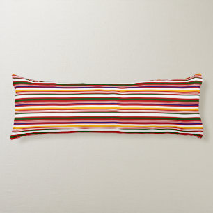 Horizontal Candy Stripes Body Cushion