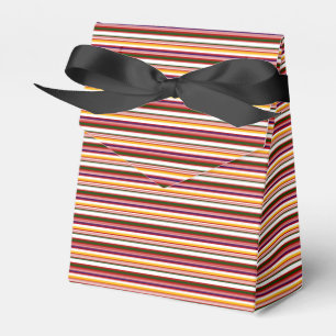 Horizontal Candy Stripes Favour Box