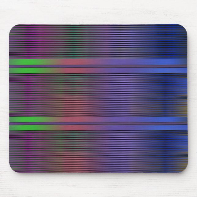 Horizontal graphic lines mouse pad (Front)