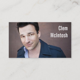 Horizontal Headshot - Clem Business Card