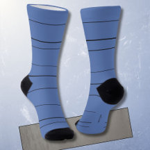 Horizontal lines, black stripes on blue