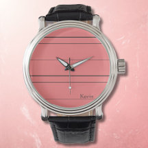 Horizontal lines, black stripes on red