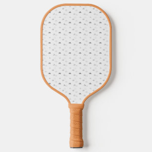 Horizontal, Medium Grey Pickleball Paddle