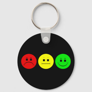 Horizontal Moody Stoplight Key Ring