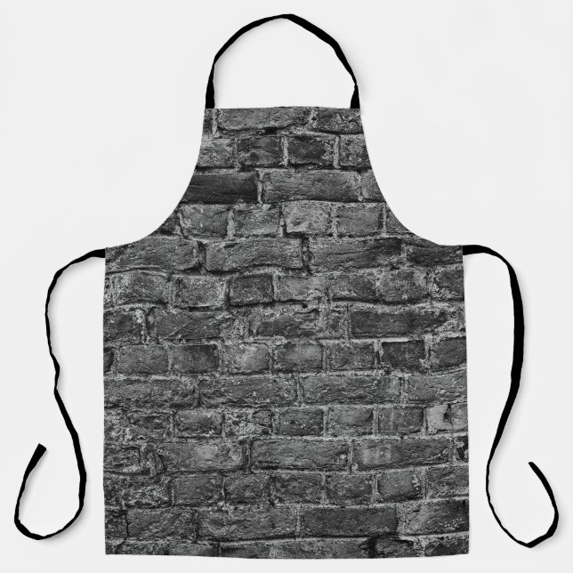 horizontal part of black painted brick wallwall,br apron (Front)