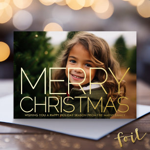 Horizontal Photo - MCM Pattern - Merry Christmas