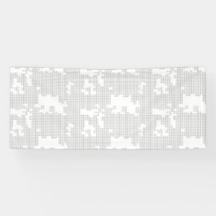 Horizontal, Porcelain, Seashell Banner