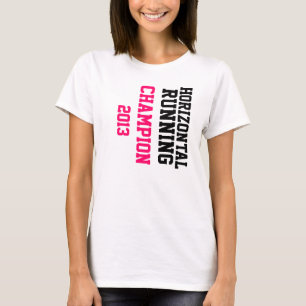 Horizontal Running Champion 2013 Ladies T-Shirt
