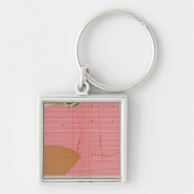 Horizontal Section of the Comstock Lode South Key Ring (Front)