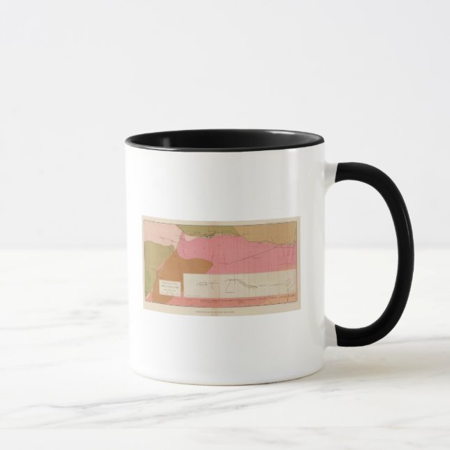 Horizontal Section of the Comstock Lode South Mug (Right)