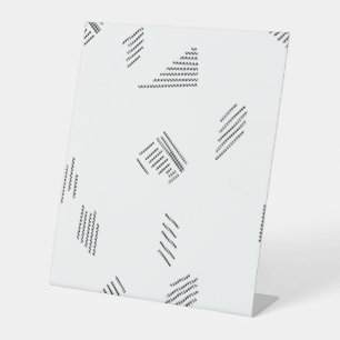 Horizontal, Silver Chalice Pedestal Sign