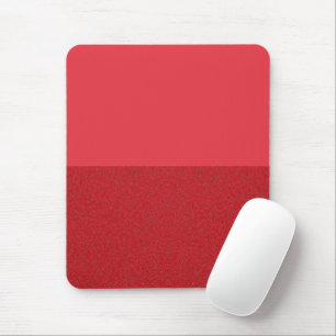 Horizontal Split Speckled Tomato Red Mousepad