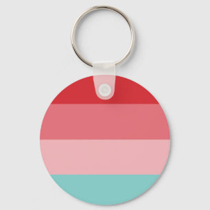 Horizontal Striped Key Ring