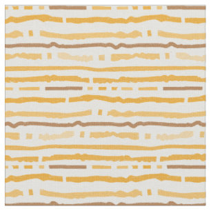 Horizontal stripes. - butter yellow warm tones fabric