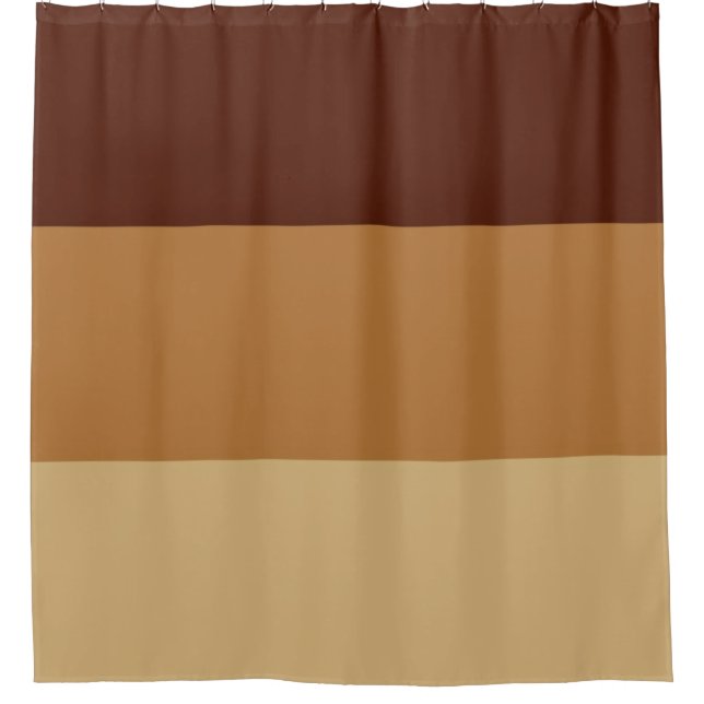 Horizontal Stripes  Shower Curtain (Front)