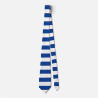 Horizontal Wide Blue Stripes on Custom Colour