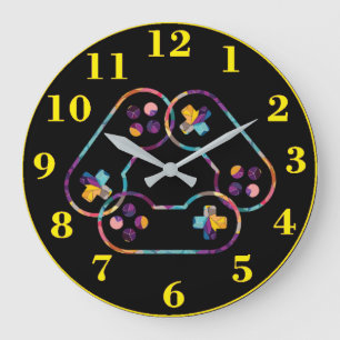 Horloge Gamer Large Clock