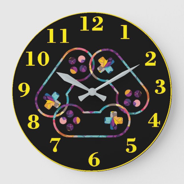 Horloge Gamer Large Clock (Front)