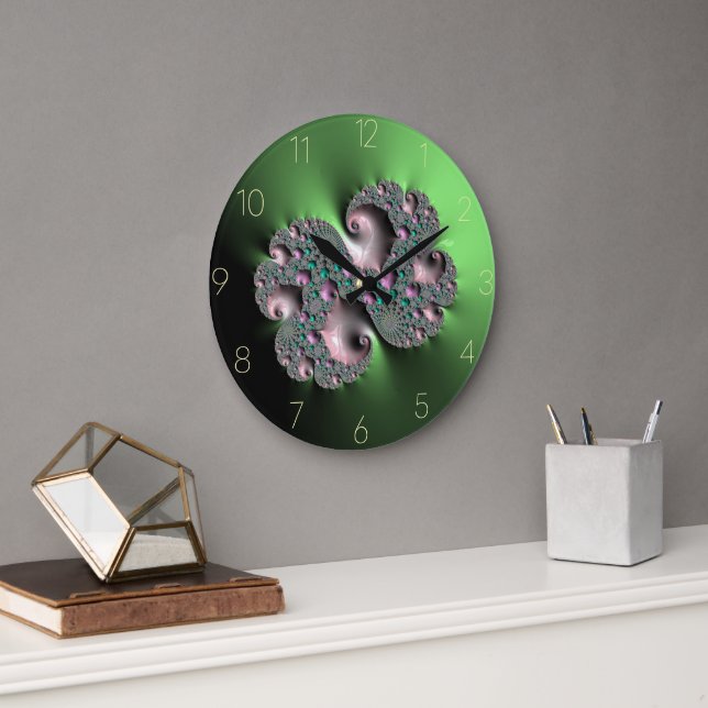 Horloge Ronde Fractal3 Large Clock (Office)