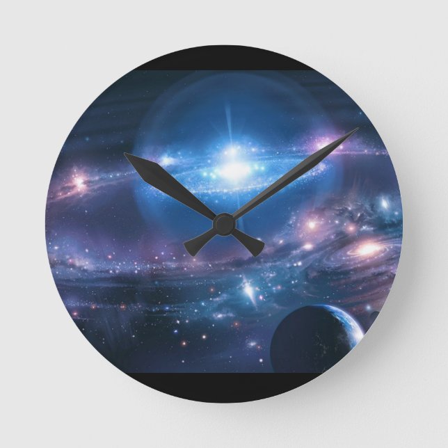 horloge univers round clock (Front)