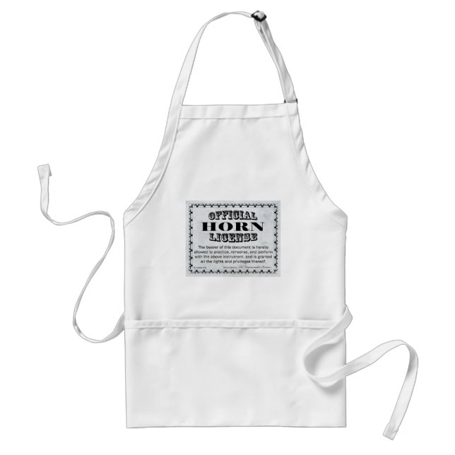 Horn License Standard Apron (Front)